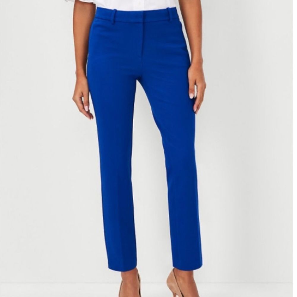 Ann Taylor Petite ankle Pant in blue
